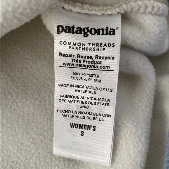 Patagonia Synchilla Snap T Fleece Pullover Sweater STY25455FA15 Wmns S Gorpcore - Picture 7 of 13